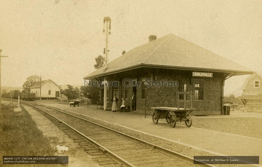 Postcard: Burleyville station